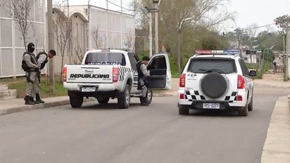 operativo de seguridad de la policia por los festejos de nacional