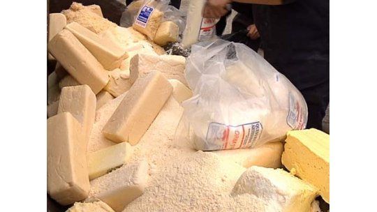 La Intendencia destruyó 3.000 kilos de supuesto queso