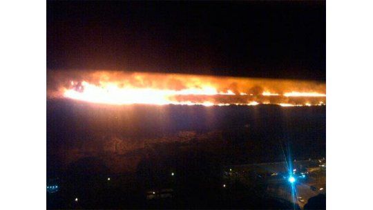 Enorme incendio en reserva ecológica en Buenos Aires