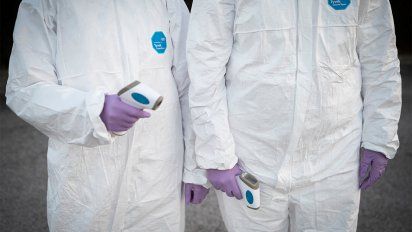 Pa&iacute;ses realizan controles de temperatura por el coronavirus
