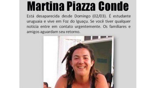 Joven uruguaya fue asesinada en Brasil; el homicida identificado
