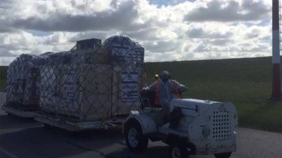 llegaron equipos donados por israel y el martes vienen especialistas para asistir a medicos uruguayos