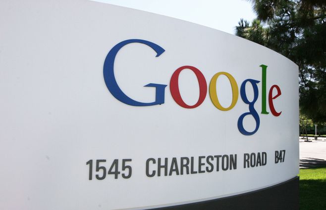 Entrada de la sede de Google en Montain View, Silicon Valley, San Francisco