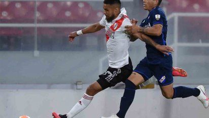 River le ganó 2 a 0 a Nacional en ida de cuartos de la Copa Libertadores