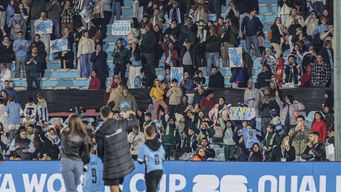 Luis Suárez en su despedida de la Celeste. Foto: Foco UY