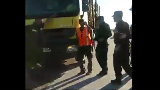 píquete camioneros conchillas