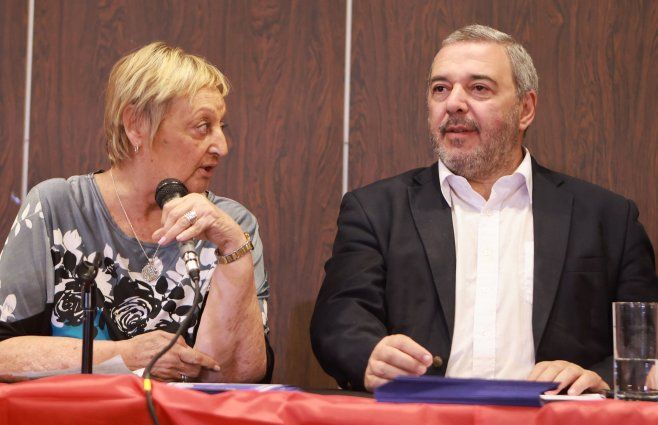 Foto: FocoUy. Liliam Kechichian y Mario Bergara.