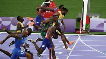 por cinco milesimas de segundo; asi gano noah lyles la increible carrera de 100 metros en paris 2024
