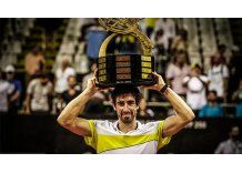 Pablo Cuevas ganó su tercer torneo ATP de Sao Paulo consecutivo