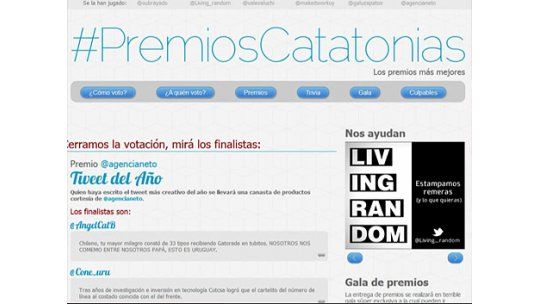 Los #PremiosCatatonias revolucionan la comunidad twitera uruguaya