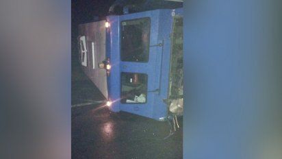 siniestro fatal en ruta 5 entre camion blindado y camioneta
