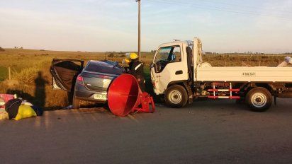 murio una mujer en accidente frontal cerca de garzon