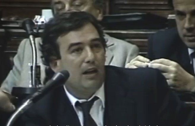 Luis Alberto Heber en el Parlamento. Foto: archivo Partido Nacional.