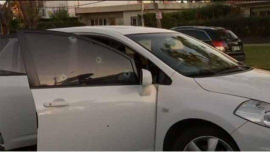 auto baleado