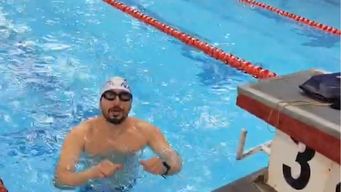 nadador uruguayo participa de competencia en lago titicaca: me vengo preparando hace un ano, es una prueba muy dura