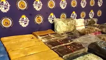 incautan cocaina en el cerro con los mismos logos de la droga hallada en playa de rocha