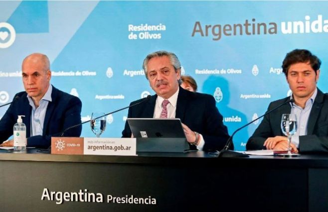 Rodr&iacute;guez Larreta, Fern&aacute;ndez y Kicillof