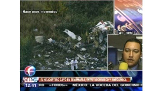 Murió el ministro del Interior mexicano al caer helicóptero