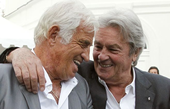 Belmondo y Delon en 2017