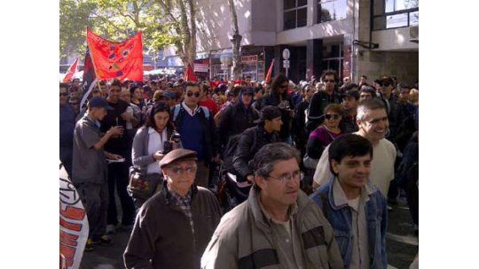 Protesta de PIT-CNT inicia plan de movilizaciones por el cambio
