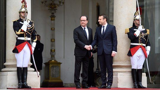 Macron hollande