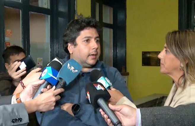 Presidente del Sindicato Portuario Alejandro Díaz.