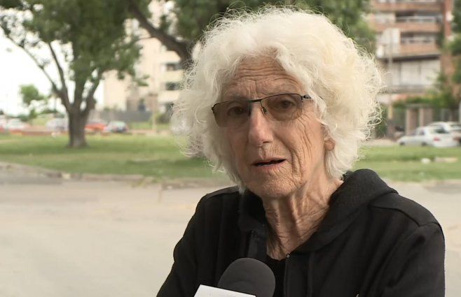 Elena Zaffaroni, integrante de Madres y Familiares.