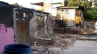 familia perdio todo tras el incendio de su casa en el cerro; en el siniestro murieron sus mascotas