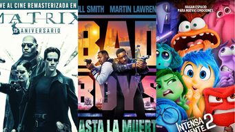 matrix: 25 aniversario, bad boys: hasta la muerte e intensamente 2, los recomendados para ver en el cine