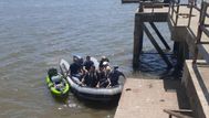 Tres hombres debieron ser rescatados en el Río Santa Lucía