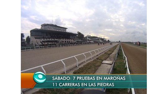 Turf: el programa para el fin de semana en Las Piedras y Maroñas