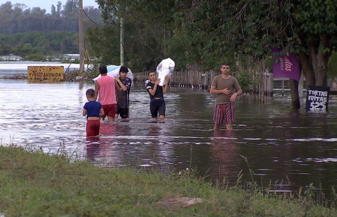 Foto: Subrayado. Inundación en San José.
