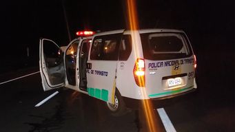 motociclista murio tras salir del carril e impactar contra un mojon en ruta