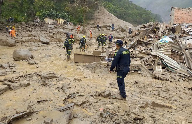 Foto: AFP. La tragedia ocurrió en Cundinamarca, y fue provocada por las lluvias fuertes.&nbsp;