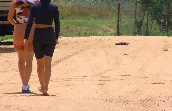 Foto: Subrayado. Lugar donde fue baleada la adolescente de 14 años, en Peñarol.