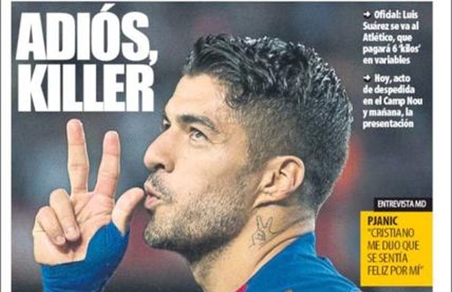 La tapa despedida de Mundo Deportivo, el diario deportivo oficioso del Barcelona