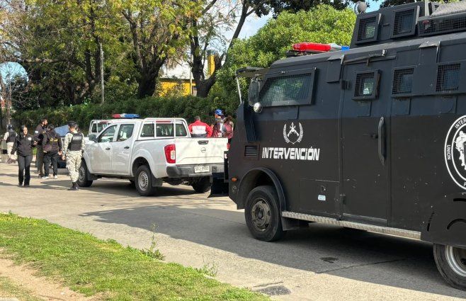 Foto: Subrayado. Escena del homicidio, en Cerro Norte.