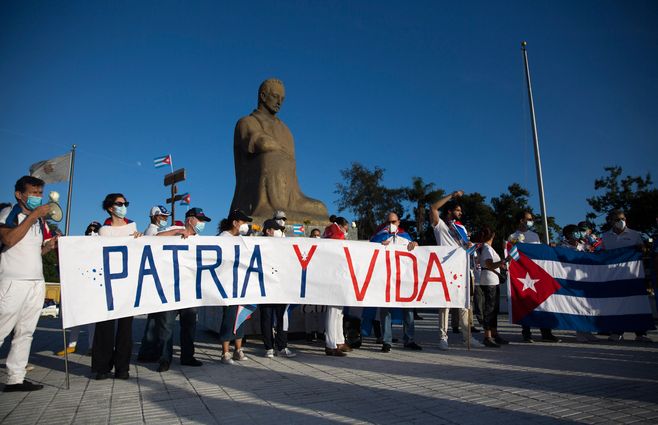 Poca gente salió a manifestar ante la intimidación de la policía política cubana 