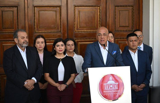 Jorge Rodríguez, presidente de la Asamblea Nacional de Venezuela. Foto: AFP