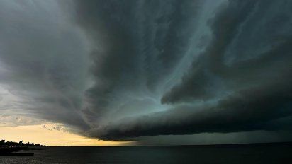 este sabado se esperan tormentas y lluvias intensas en el sur