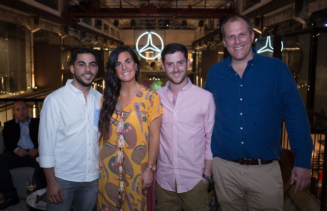 Leonardo Rodríguez, Francisca Rodríguez, Facundo Puig y Fernando Auerperg