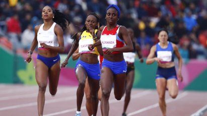 Rodríguez empezó en 400 m con vallas y ahora compite 800 metros.