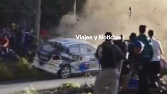 rally accidente