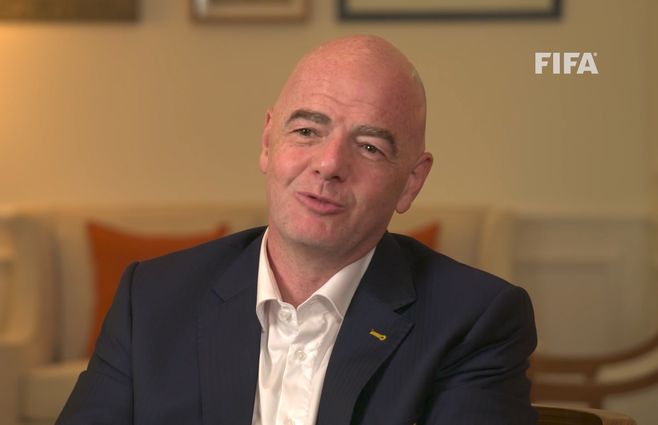 Gianni Infantino en el portal de la FIFA.&nbsp;