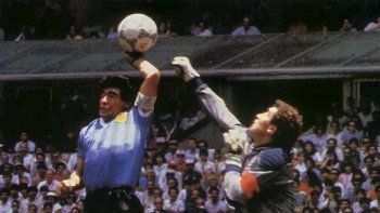 La mano de Dios de Maradona en 1986