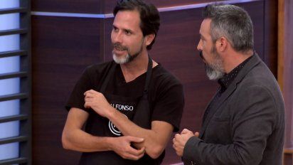 alfonso llego al final de su camino en masterchef en un programa de alta tension