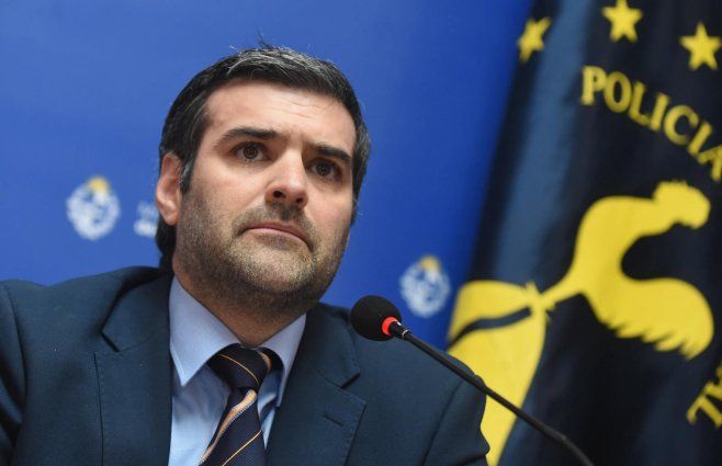 Foto: FocoUy. Nicolás Martinelli, ministro del Interior.