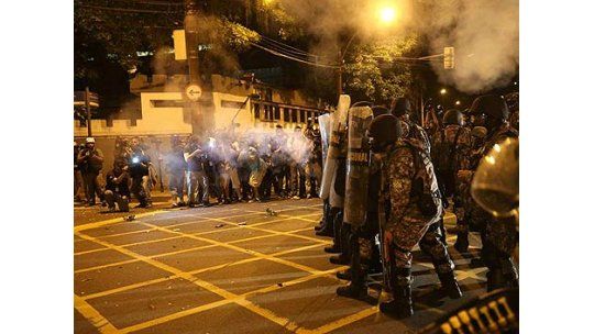 Incidentes cerca de Maracaná durante la final