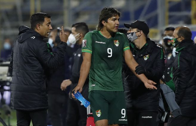 Marcelo Martins, goleador boliviano. Tiene 28 tantos con la camiseta de su país.