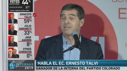 vinimos para cambiar el rumbo del pais y ustedes hicieron historia, dijo talvi